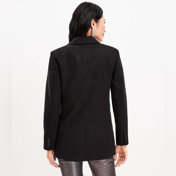 LOFT Wool Modern Long Blazer - Picture 3 of 13